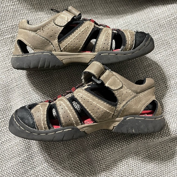 🔴🔴Toddler Boy Little Kids Beaver Creek Leather Sandals - Picture 6 of 8